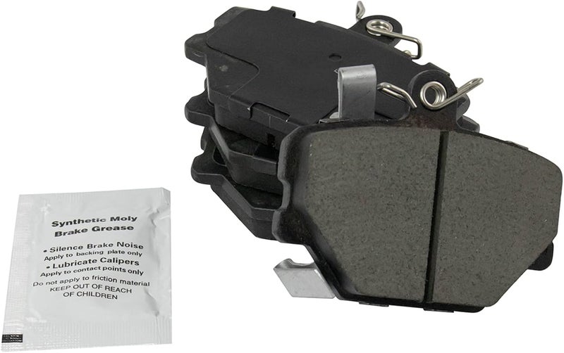 TRQ Front Brake Pad and Rotor Set Ceramic Solid Rotors Compatible with 2008-2016 Smart Fortwo - Image 3